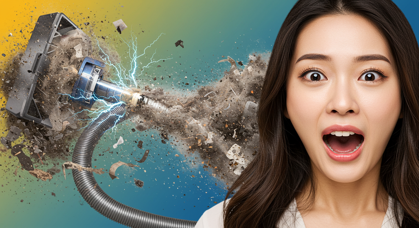 なぜ掃除機はゴミを吸い取れるの?